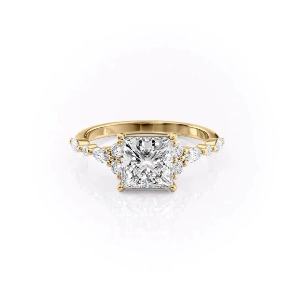 The Kristen Set With A 1 Carat Princess Lab Diamond Online Sale