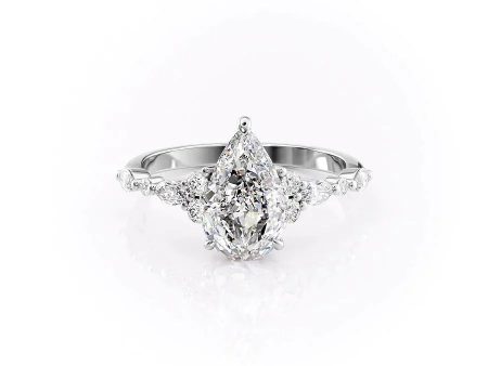 The Kristen Set With A 3 Carat Pear Lab Diamond Online