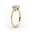 The Kristen Set With A 3 Carat Cushion Lab Diamond Cheap