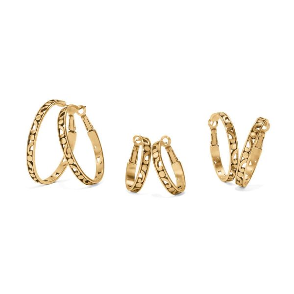 Contempo Small Hoop Earrings Hot on Sale