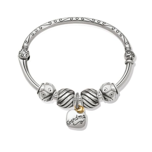 We Love Grandma Charm Bangle Hot on Sale