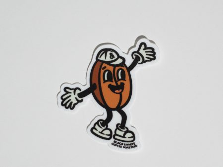 B&W Dancing Bean Sticker Online Sale