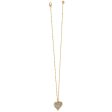 Trust Your Journey Golden Heart Necklace For Cheap