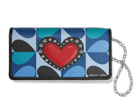 Fashionista Moody Blue Large Wallet Supply