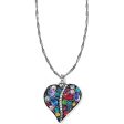 Trust Your Journey Heart Necklace Hot on Sale