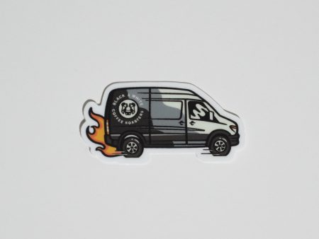 B&W Panda Van Sticker Supply