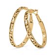 Contempo Large Hoop Earrings Hot on Sale