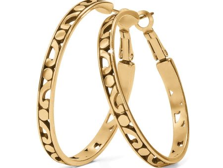 Contempo Large Hoop Earrings Hot on Sale