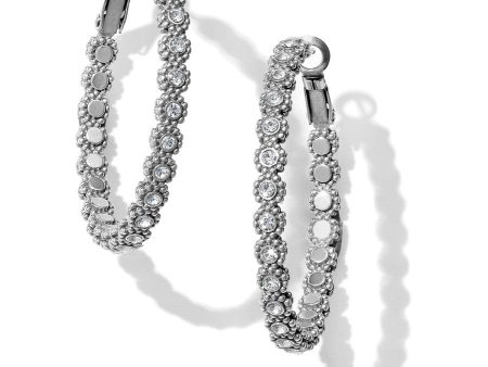 Twinkle Splendor Medium Hoop Earrings For Cheap