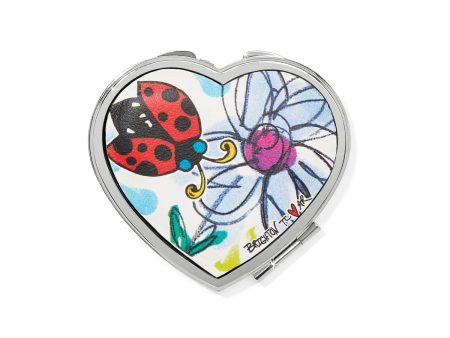 Love Tweet II Heart Compact Mirror Cheap