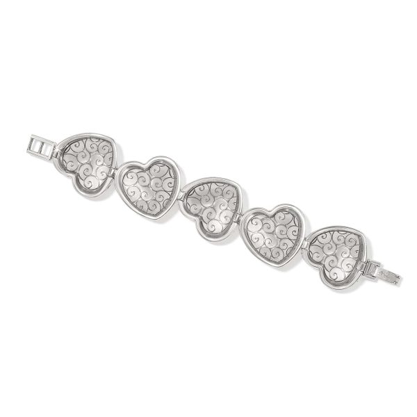 Trianon Heart Link Bracelet For Cheap