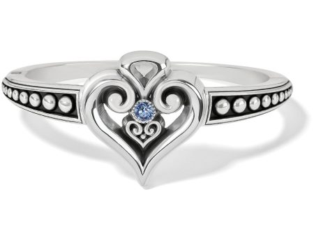 Alcazar Heart Glint Hinged Bangle Online