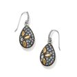 Garden Of Love Teardrop French Wire Earrings For Cheap