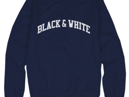 Collegiate B&W Sweatshirt Online