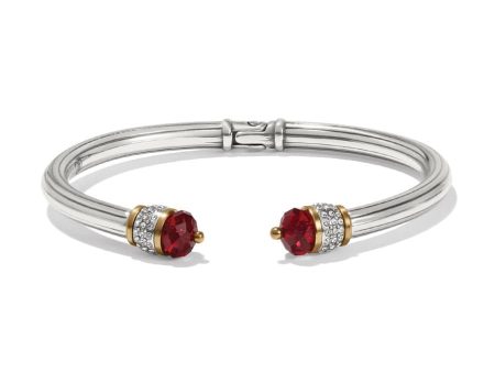 Meridian Red Open Hinged Bangle Cheap