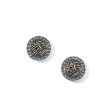 Neptune s Rings Woven Round Post Earrings on Sale