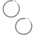 Twinkle Splendor Medium Hoop Earrings For Cheap