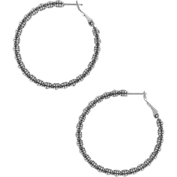 Twinkle Splendor Medium Hoop Earrings For Cheap