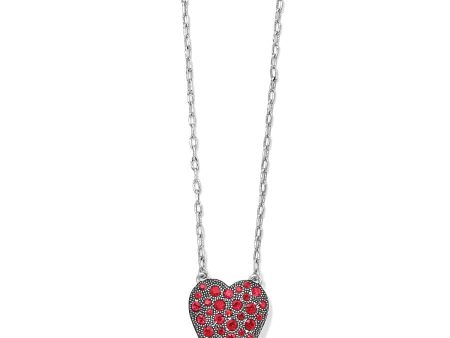 Glisten Heart Petite Necklace For Sale