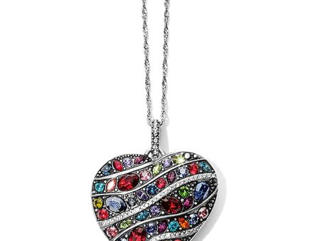 Trust Your Journey Convertible Reversible Large Heart Necklace Online