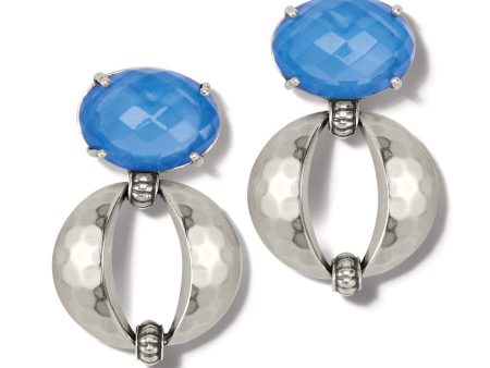 Blue Moon Bold Post Drop Earrings Online now