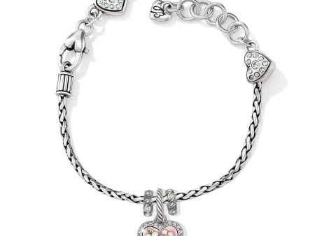 Blooming Heart Charm Bracelet Fashion