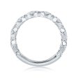 A.Jaffe Wedding Bands Floating Bubble Diamond Wedding Band with Quilted Interior MR2303Q 73 Supply