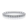 A.Jaffe Wedding Bands Delicate Three Quarters Diamond Wedding Band MRCRD2907Q 30 Online now