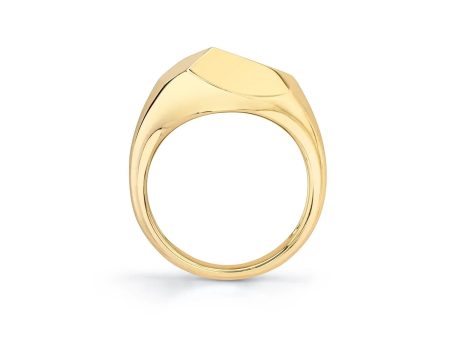 Carve Signet Ring F454 Discount