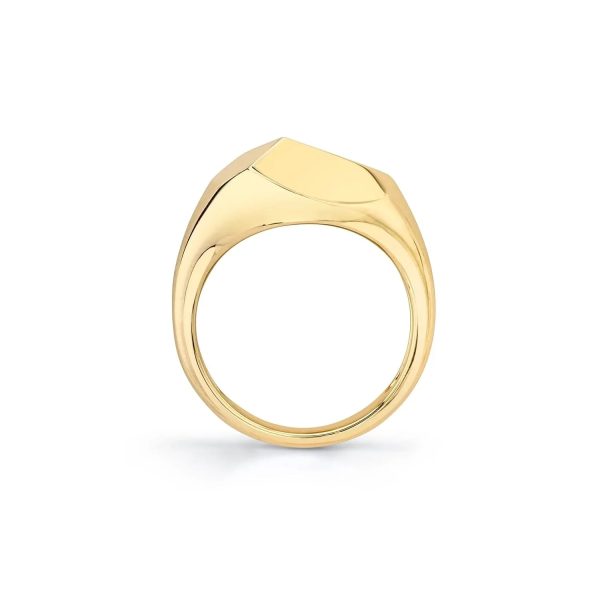 Carve Signet Ring F454 Discount