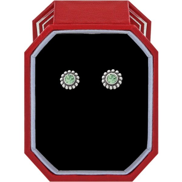 Twinkle Peridot Mini Post Earrings Gift Box Online Sale