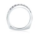 A.Jaffe Wedding Bands Classic Eleven Diamond Shared Prong Band with A.JAFFE Signature Shank MRS078 26 For Cheap