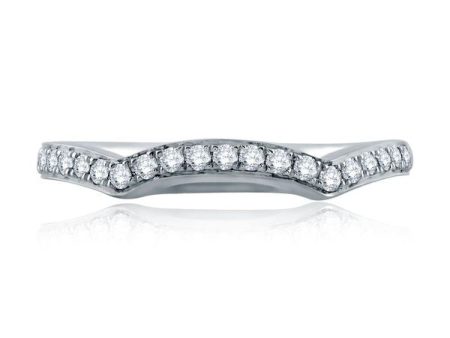 A.Jaffe Wedding Bands Uniquely Contoured Signature Shank™ Wedding Band MRS463 25 Online Sale