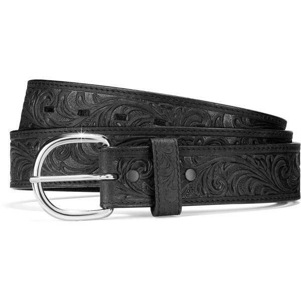 Western Scroll Tooled Belt Online Hot Sale