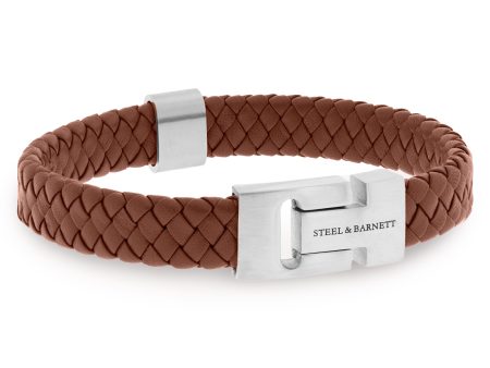 Harrison Nappa Leather Bracelet Peanut LBH 004S Online now