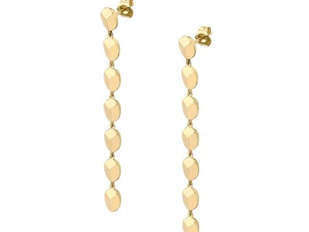 Carve Drop Earrings ER459YG Online Sale