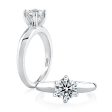 A.Jaffe Engagement Rings Classic 6 Prong Solitaire Engagement Ring ME1560 100 Supply