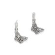 Bloom Butterfly Petite Post Drop Earrings For Sale