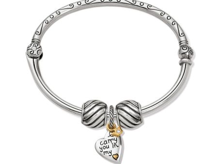 Forever In My Heart Charm Bangle Online Hot Sale