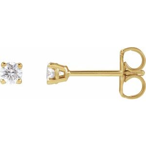 14K Yellow 1 6 CTW Lab-Grown Diamond Earrings Sale