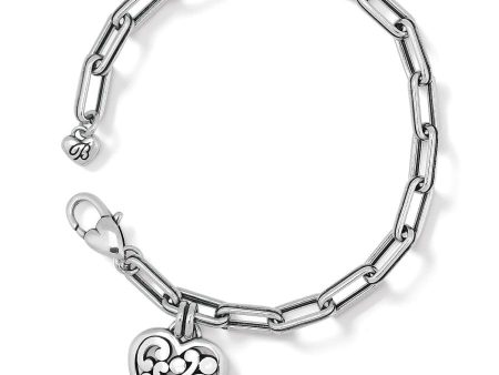 Contempo Heart Link Bracelet Hot on Sale