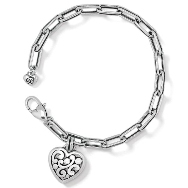 Contempo Heart Link Bracelet Hot on Sale