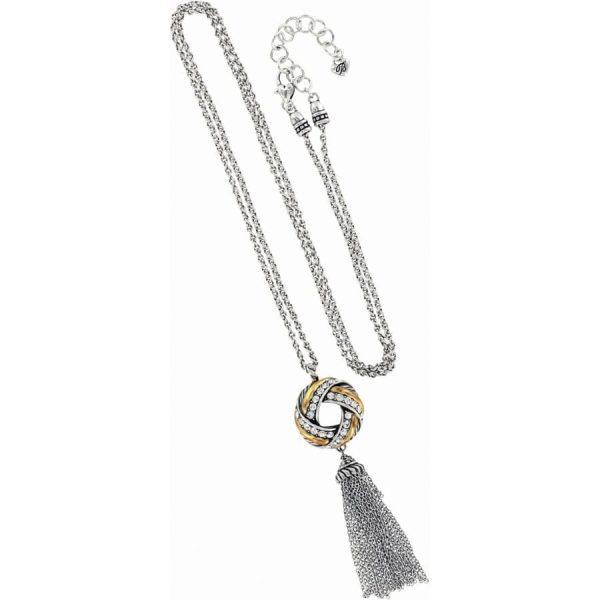 Tres Twist Long Necklace on Sale