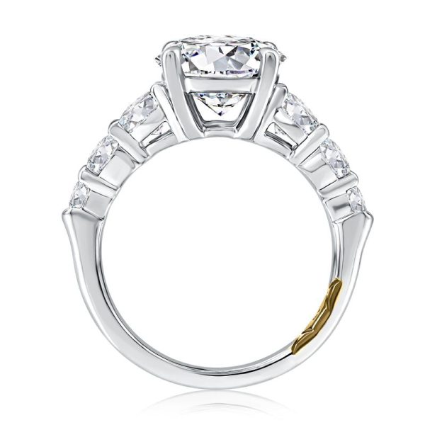 A.Jaffe Engagement Rings Seven Stone Round Diamond Engagement Ring MECRD2905L 326 Supply