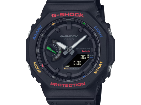 G-Shock GAB2100FC-1A Colorful Splash Black Octagon Cheap