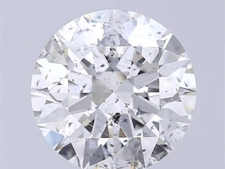 3.03ct Round Natural Diamond (Colour H, Clarity SI2, Cut EX, IGI) on Sale