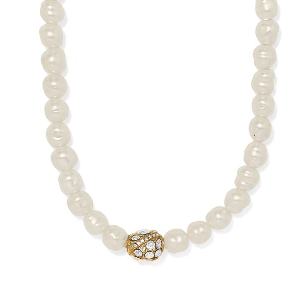 Trust Your Journey Pearl Necklace Discount