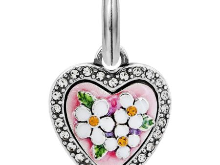 Blooming Heart Charm For Sale