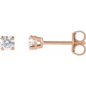 14K Yellow 1 4 CTW Lab-Grown Diamond Stud Earrings Hot on Sale