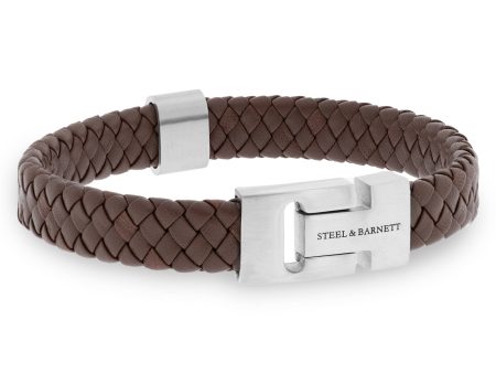 Harrison Nappa Leather Bracelet Brown LBH 003S Online